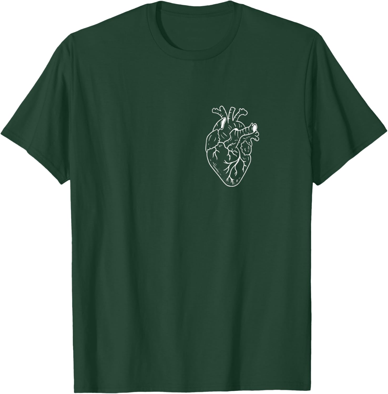 Anatomical Heart T-Shirt - T-Shirt | Forest