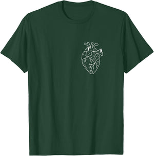 Anatomical Heart T-Shirt - T-Shirt | Forest