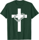 Cross Crown Of Thorns Jesus Christ Martyr Christianity T-Shirt - T-Shirt | Forest