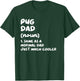 Pug Dad Definition Dog Owner Women Girls Kids T-Shirt - T-Shirt | Forest