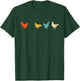 Vintage Chickens Funny Cute Farm Pet Owner Gift Men Women T-Shirt - T-Shirt | Forest