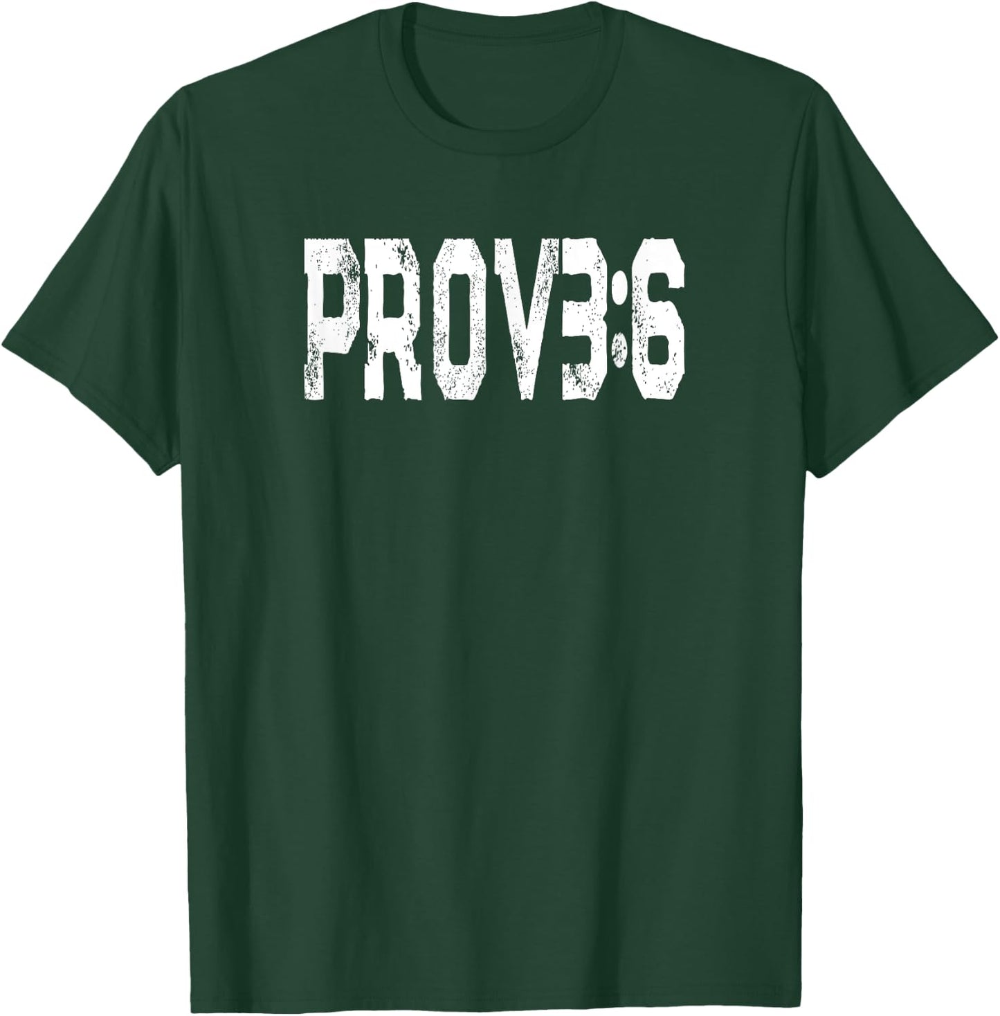 Favorite Bible Verse Proverbs 3 6 God Straight Paths T-Shirt - T-Shirt | Forest