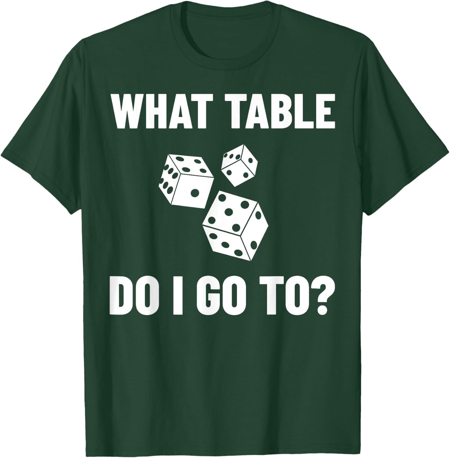 Bunco Dice Game Rules Night Party T-Shirt - T-Shirt | Forest