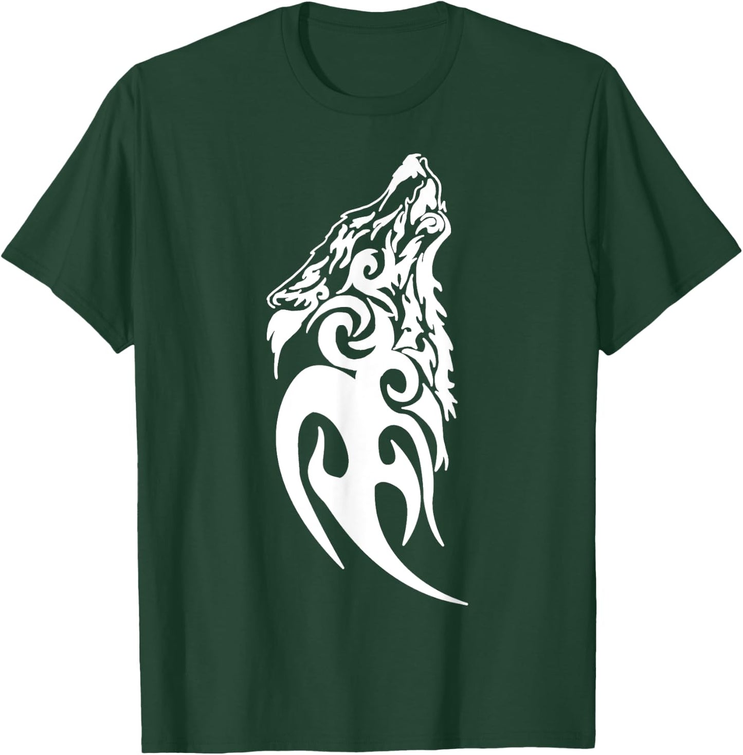 Fenrir Wolf Nordic Symbol Rune Thor Odin Norsemen Viking T-Shirt - T-Shirt | Forest