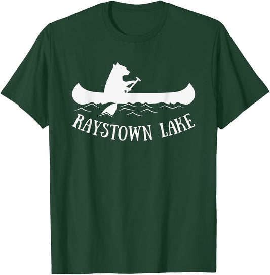 Raystown Lake Pennsylvania Bear Canoe gift T-Shirt - T-Shirt | Forest