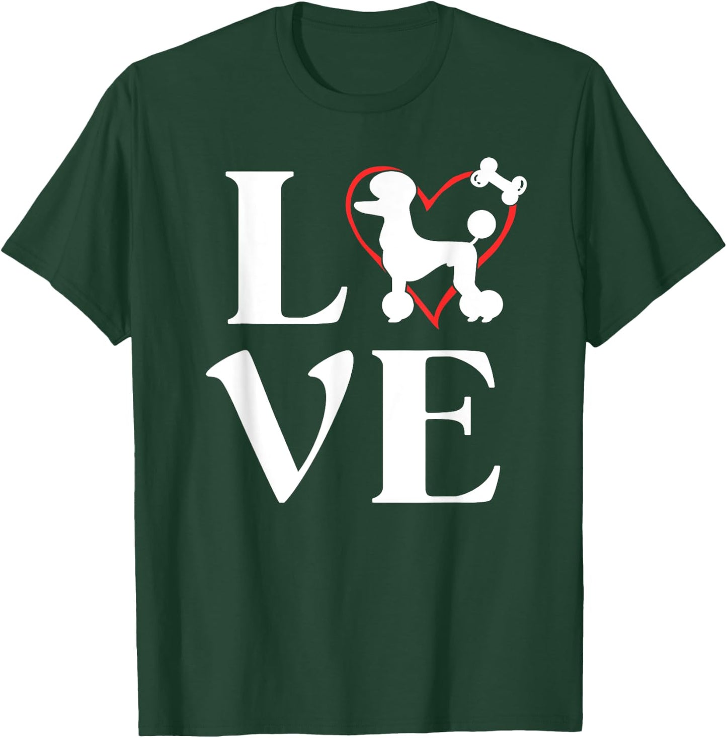 Poodle Gifts Love Dogs Dog Mama T-Shirt - T-Shirt | Forest