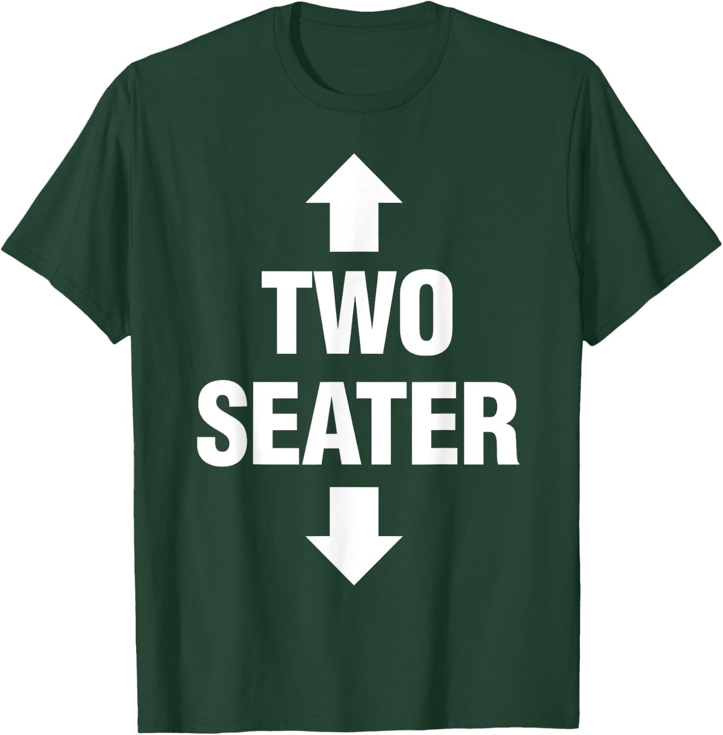 Two Seater Shirt Men's Adult Fetish Swinger Polygamy Gift T-Shirt - T-Shirt | Forest