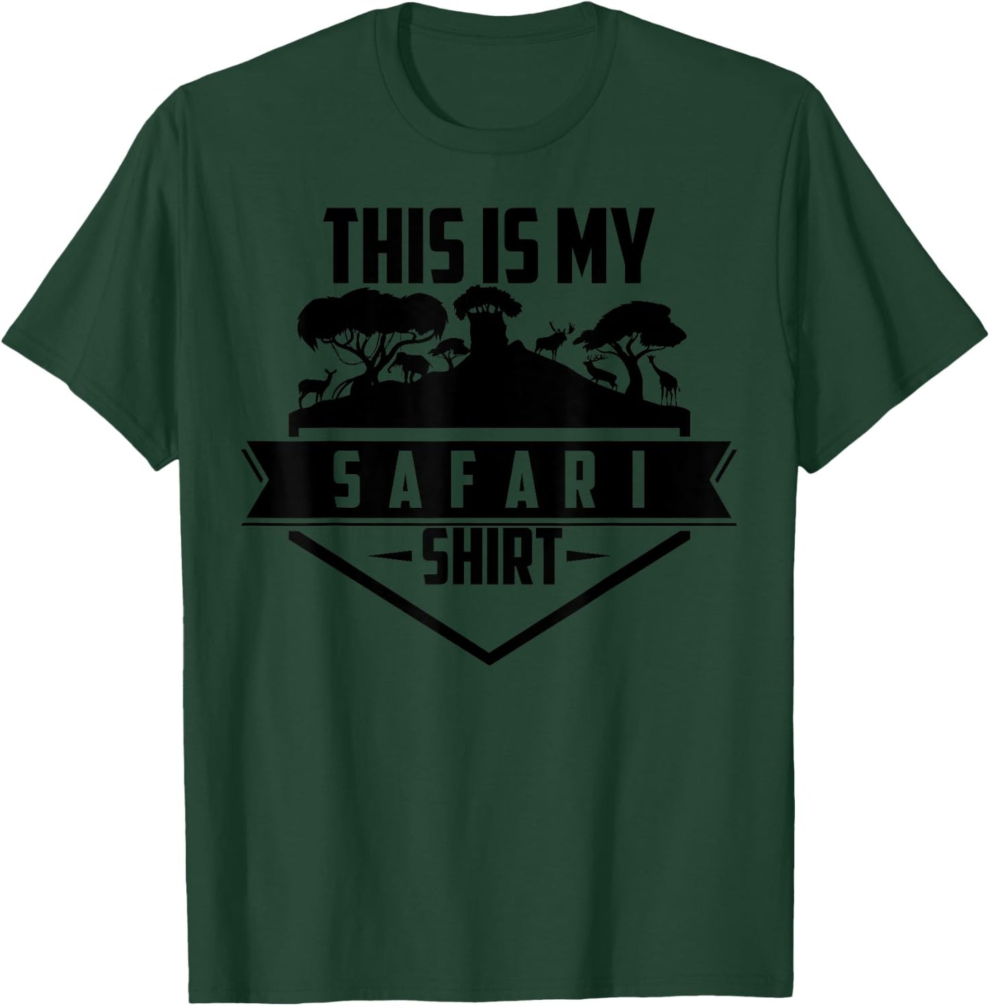 This Is My Safari Shirt | Cute South Africa Trip Funny Gift T-Shirt - T-Shirt | Forest