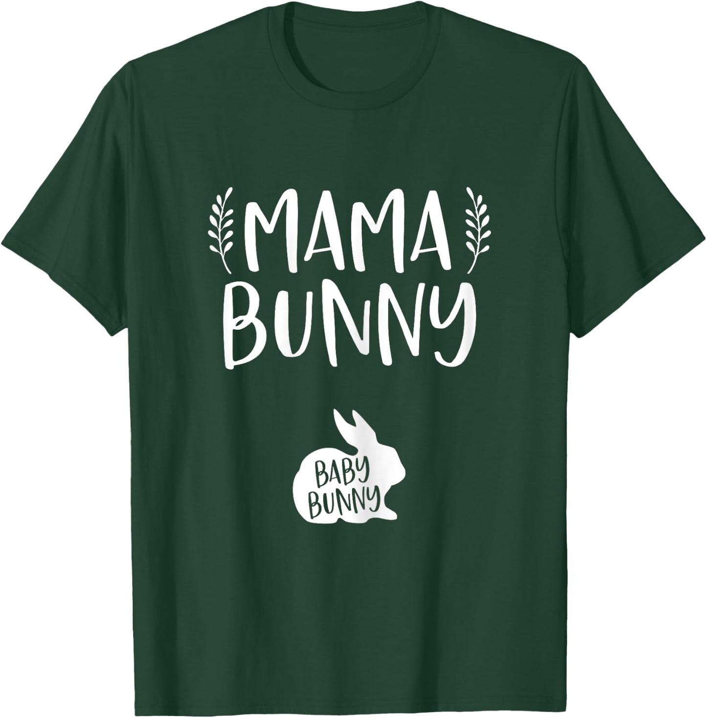 Easter Pregnancy Announcement Shirt Mama Bunny Baby Reveal T-Shirt - T-Shirt | Forest