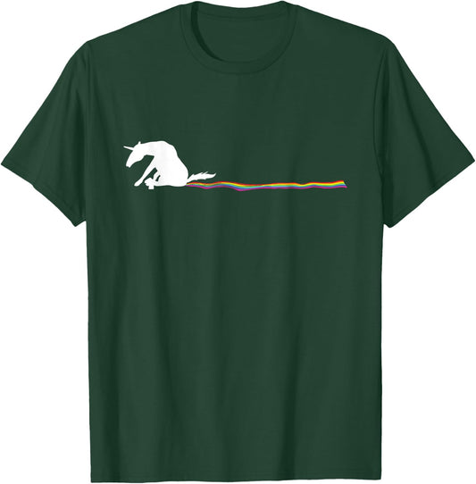 Funny unicorn dog rainbow track Women T-Shirt - T-Shirt | Forest