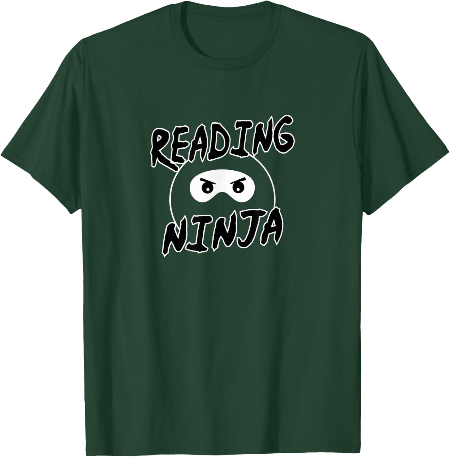 Reading Ninja – Novelty Book, Novel Readers T-Shirt - T-Shirt | Forest