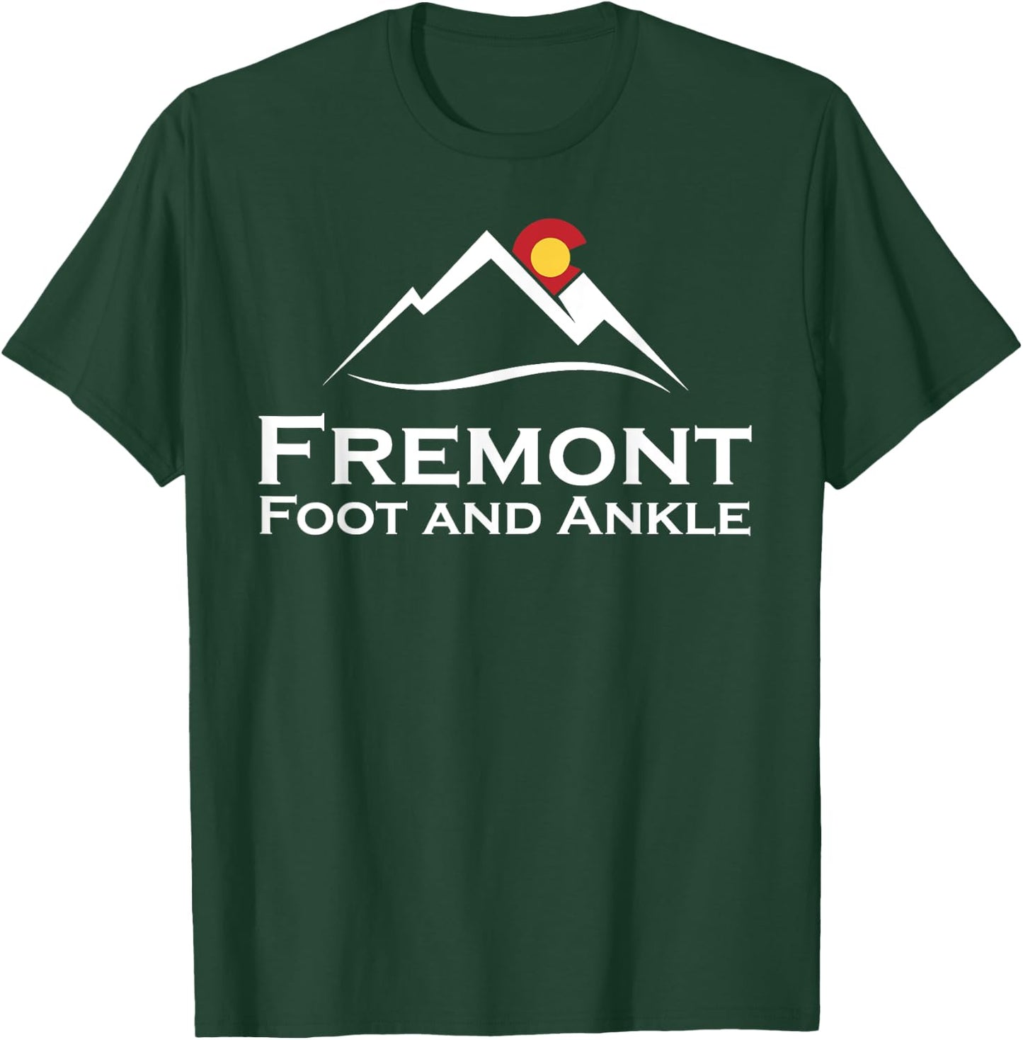 Fremont Foot & Ankle White Logo T-Shirt - T-Shirt | Forest