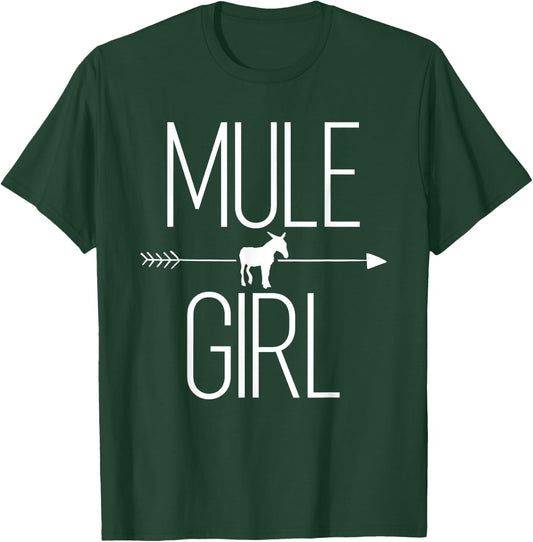 Mule Girl Gift Donkey Horse Hybrid Lover T-Shirt - T-Shirt | Forest