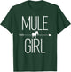 Mule Girl Gift Donkey Horse Hybrid Lover T-Shirt - T-Shirt | Forest