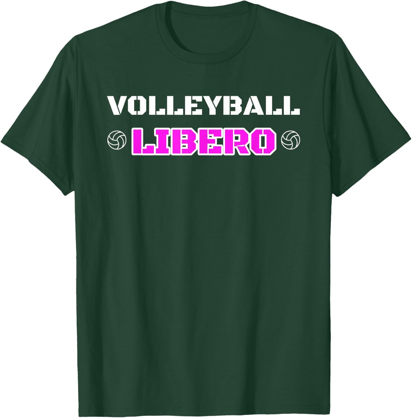 Volleyball Player Libero Position T-Shirt - T-Shirt | Forest