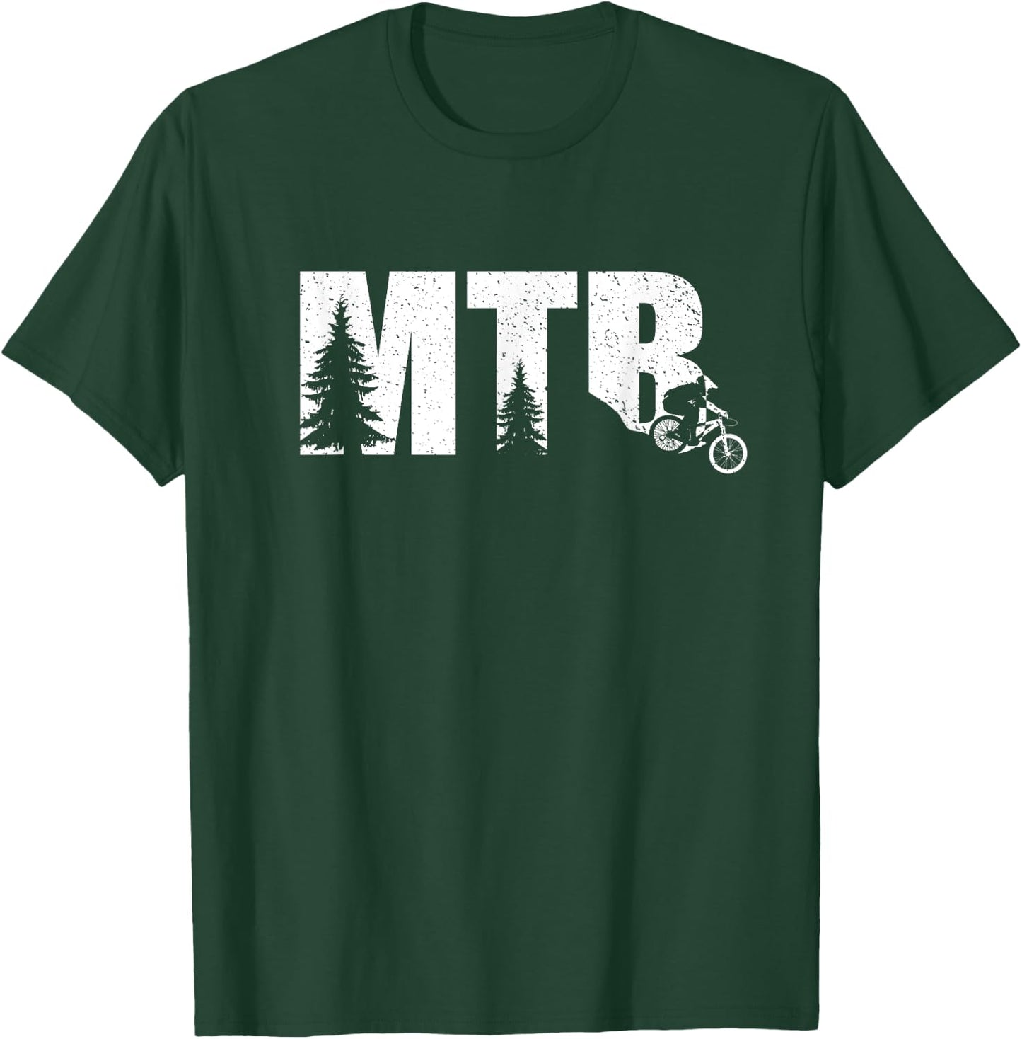 Mountain Biker Gifts Women Kids Mtb Biking T-Shirt - T-Shirt | Forest