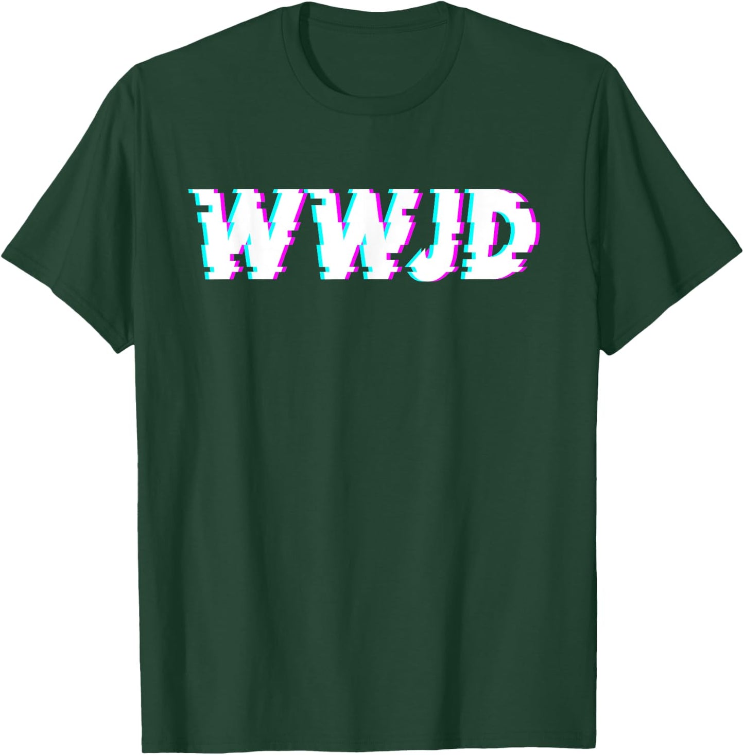 What Would Jesus Do? WWJD Christian Faith Believer T-Shirt - T-Shirt | Forest