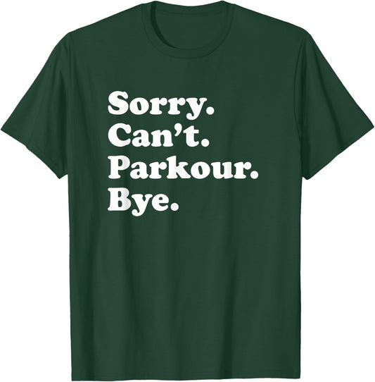 Funny Parkour Gift Women Boys or Girls T-Shirt - T-Shirt | Forest