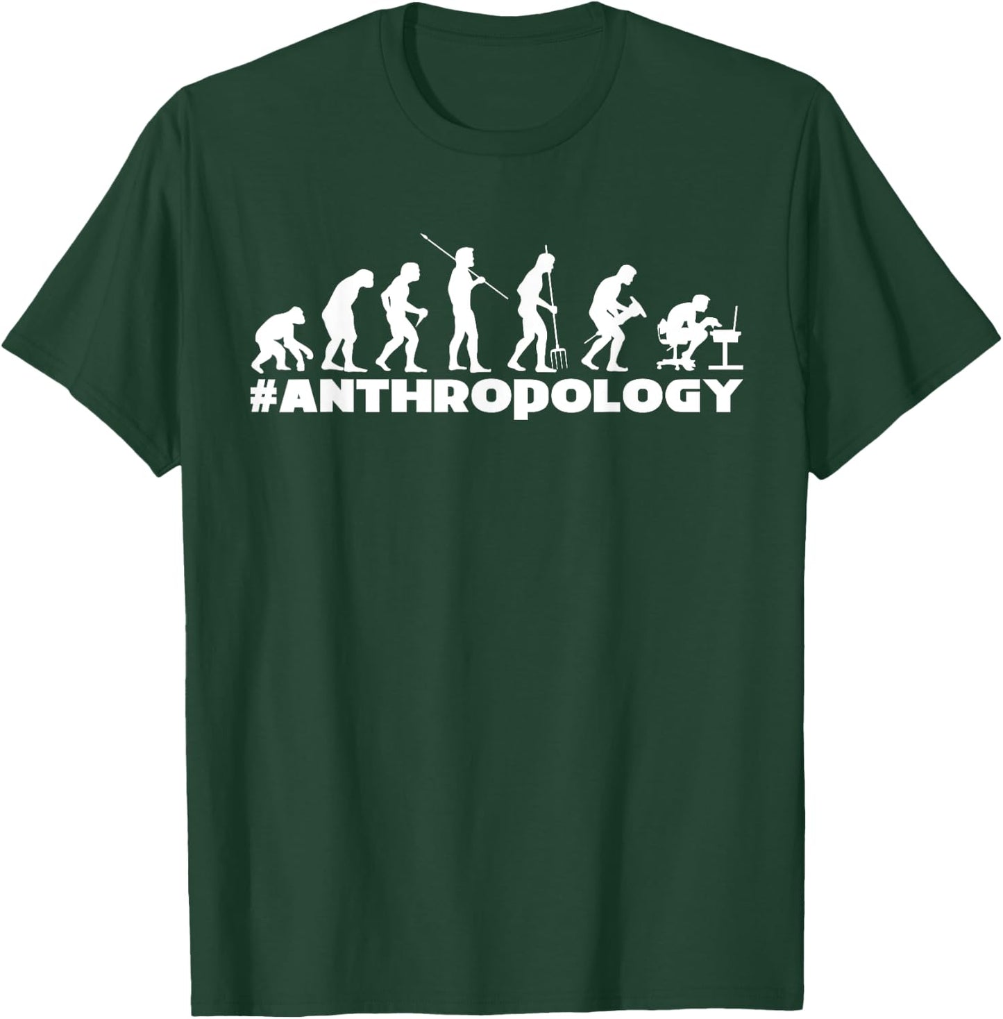 Anthropology Evolution Human Anthropologist T-Shirt - T-Shirt | Forest