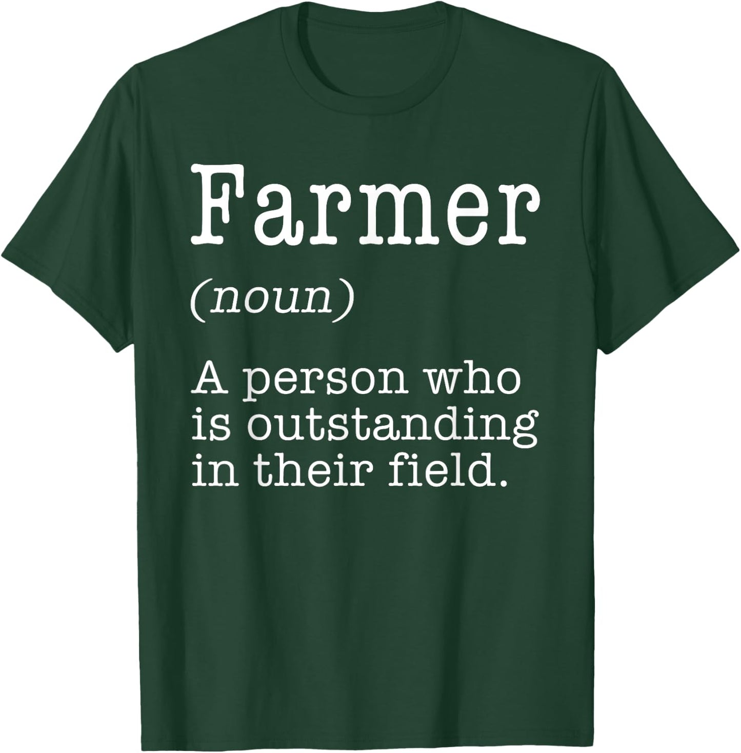 Funny Dairy Farmer Gift Local Farming Men Women Boys Girls T-Shirt - T-Shirt | Forest