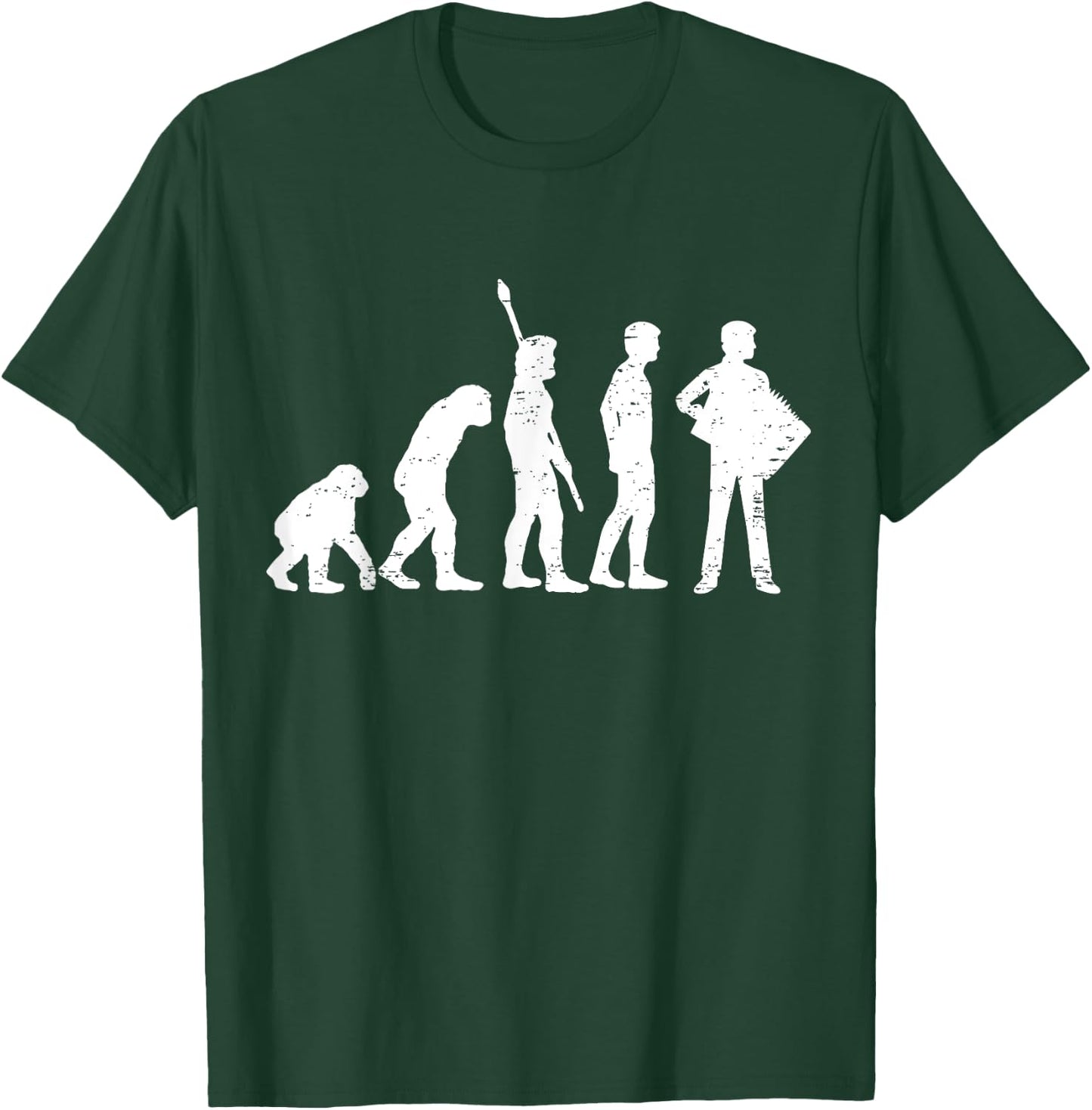 Accordion Player Schiffer Piano Evolution Accordion T-Shirt - T-Shirt | Forest