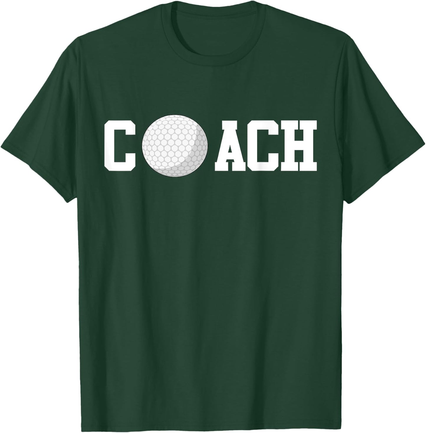 Golf Instructor Coach Golfer Golf Ball Gift Golf Course T-Shirt - T-Shirt | Forest