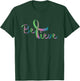 Metastasised Breast Cancer Faith Fighter Survivor Gesche T-Shirt - T-Shirt | Forest