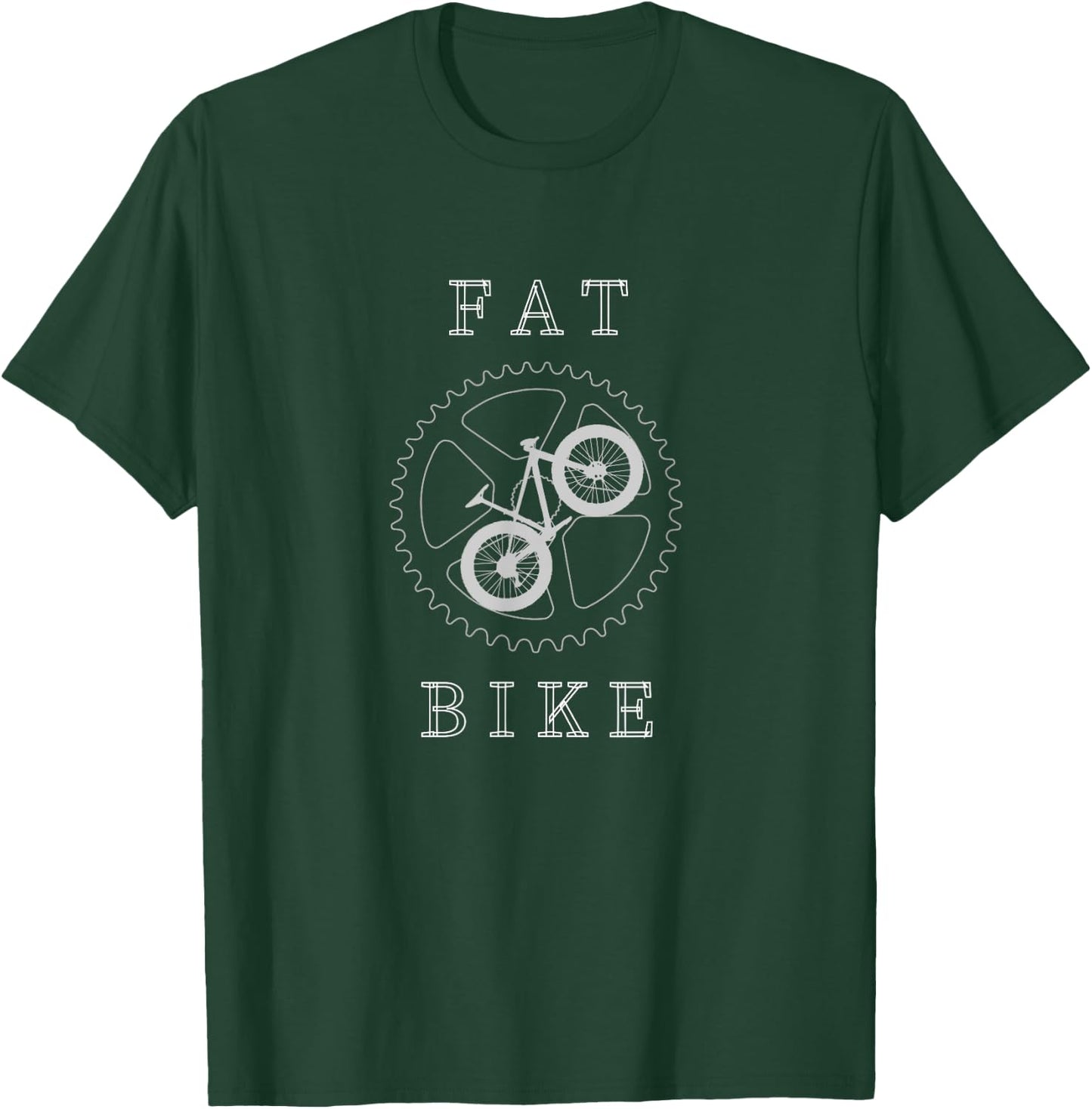 Fat bike mountain bike design T-Shirt - T-Shirt | Forest