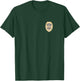 Security Officer Enforcement Badge Police Guards Uniform T-Shirt - T-Shirt | Forest