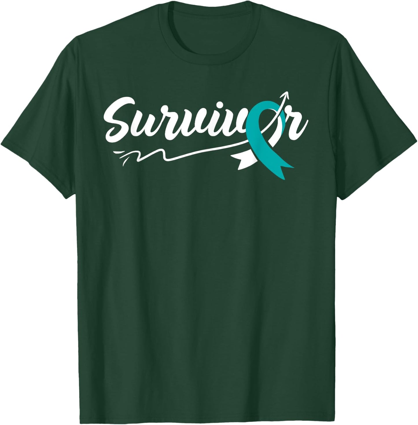 Survivor Cervical Cancer T-Shirt - T-Shirt | Forest