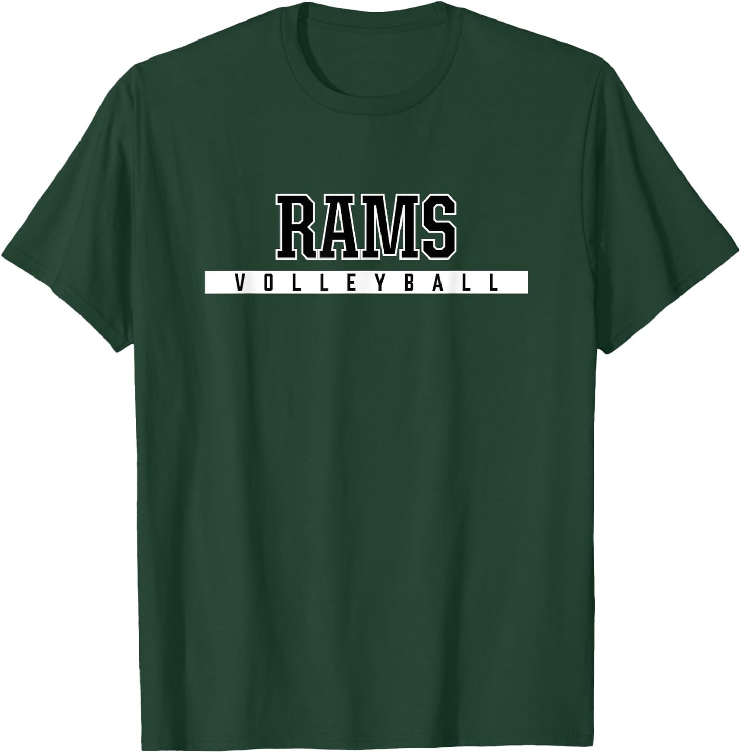 Rams Rockford High School Volleyball T-Shirt - T-Shirt | Forest