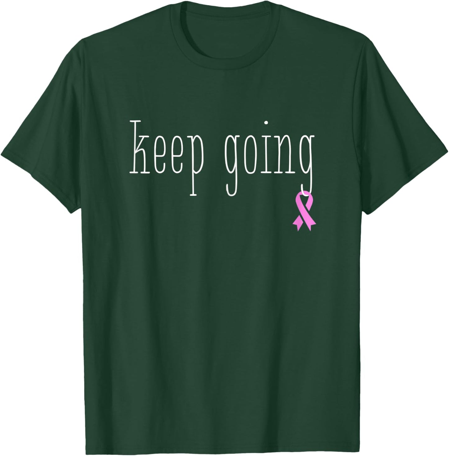 Breast Cancer Treatment Survivor Gift Design Pink Ribbon T-Shirt - T-Shirt | Forest