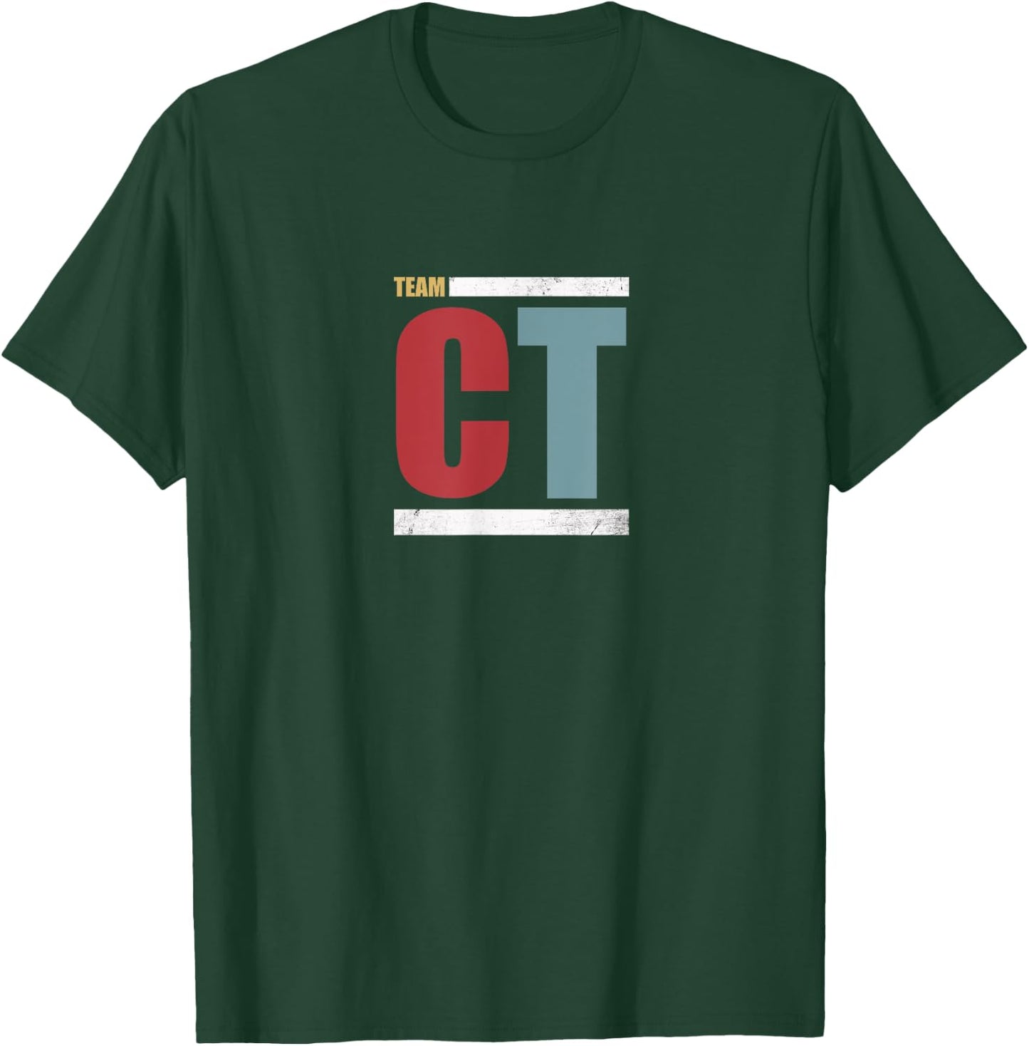 Team CT Challenge (Distressed) T-Shirt - T-Shirt | Forest
