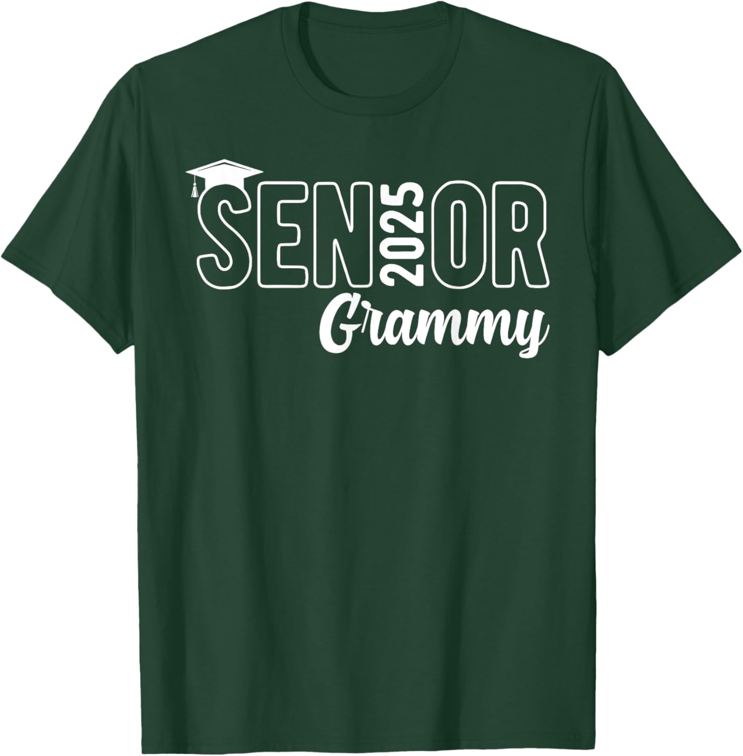 Proud Senior Grammy 2025 Senior 2025 Class Of 2025 T-Shirt - T-Shirt | Forest