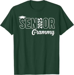 Proud Senior Grammy 2025 Senior 2025 Class Of 2025 T-Shirt - T-Shirt | Forest