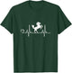 Horse Heartbeat Dressage and Girls Graphic T-Shirt - T-Shirt | Forest