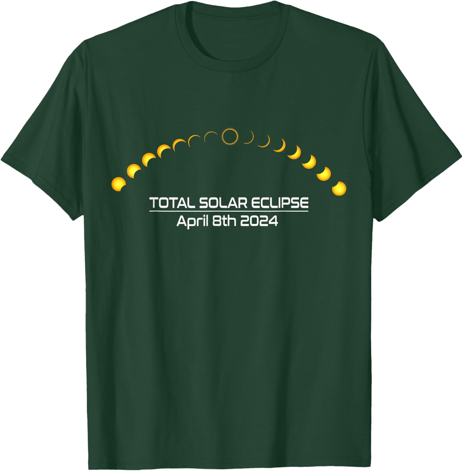 Total Solar Eclipse April 8 2024 T-Shirt - T-Shirt | Forest