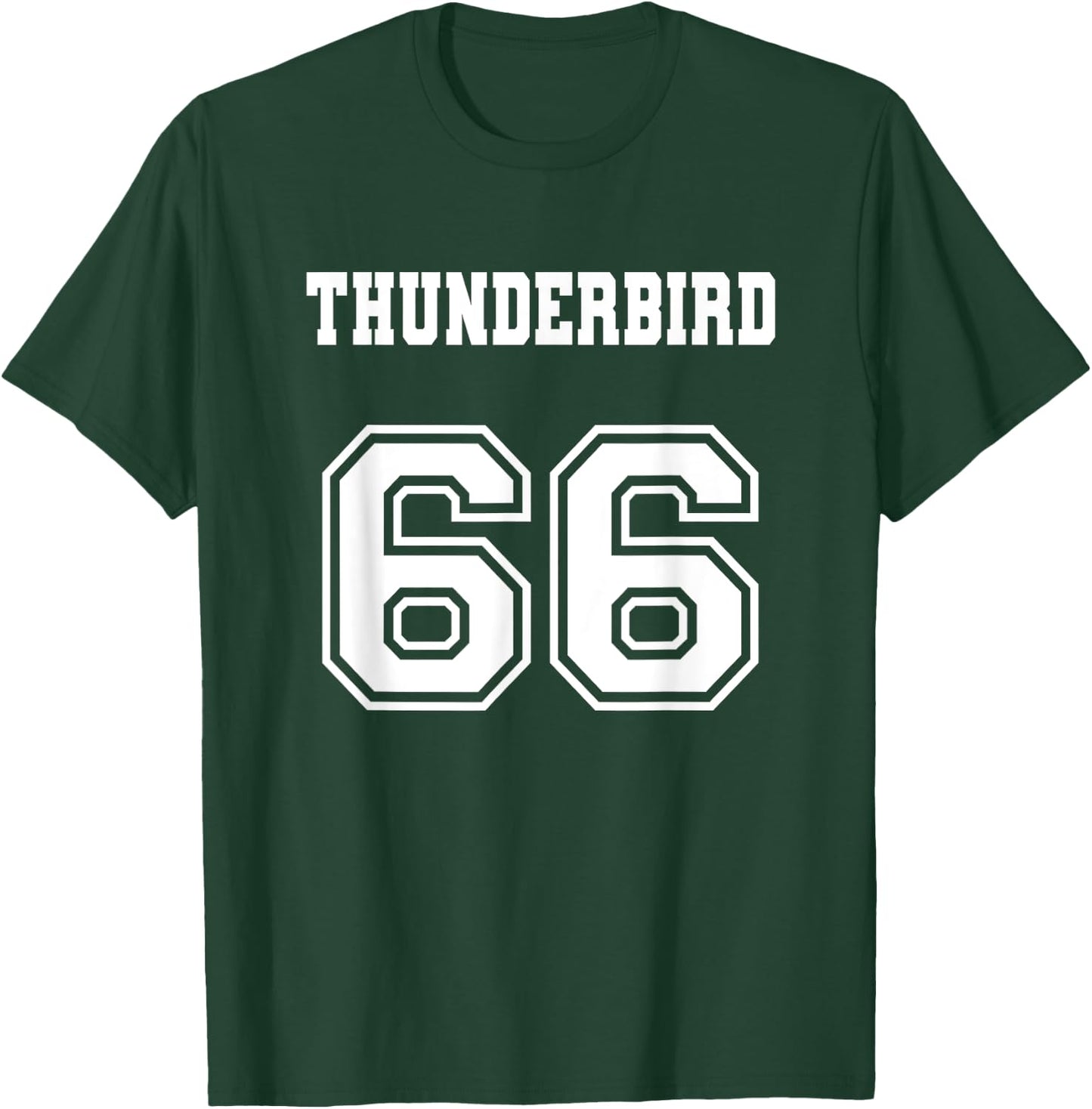 Jersey Style Thunderbird 66 1966 Muscle Classic Car T-Shirt - T-Shirt | Forest