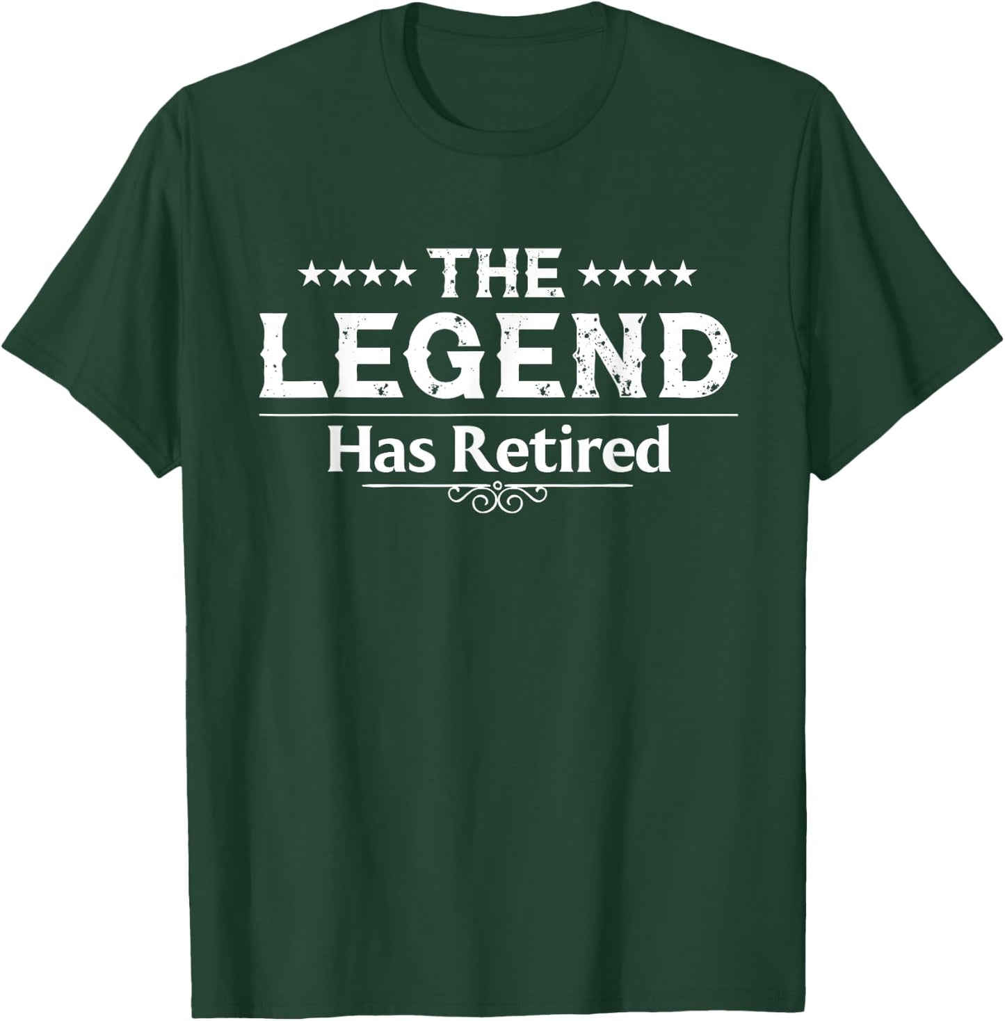 Funny The Legend Has Retired Gift Women Retirement T-Shirt - T-Shirt | Forest