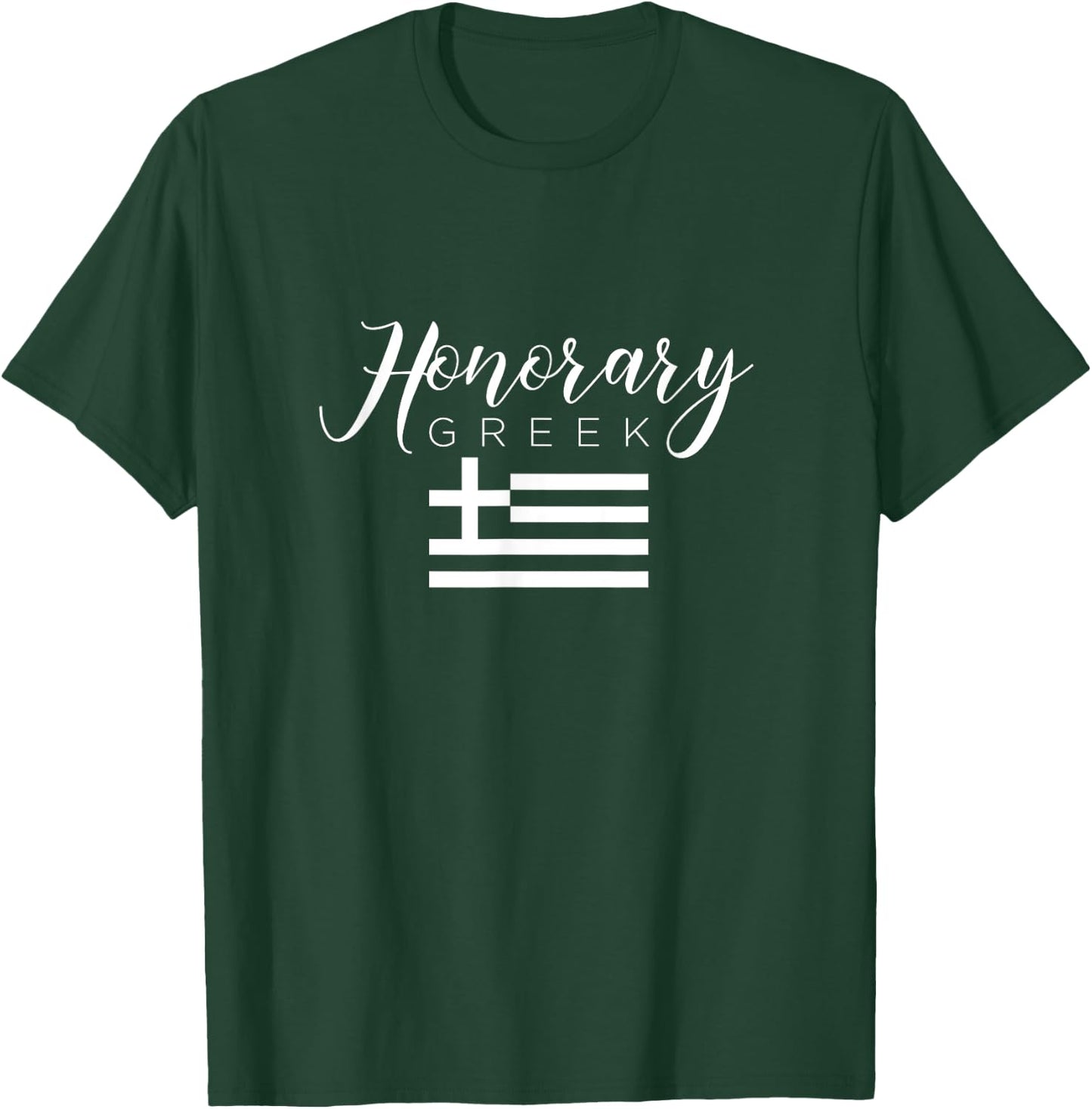 Honorary Greek - Funny Greece Souvenir T-Shirt - T-Shirt | Forest