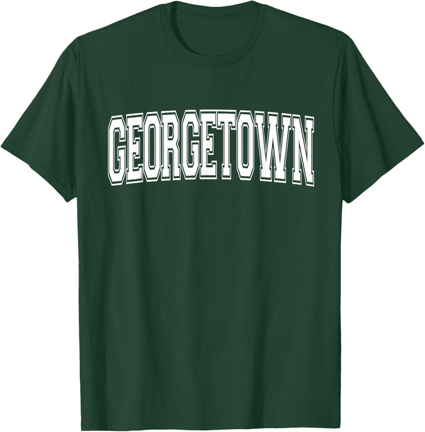 GEORGETOWN TX TEXAS USA Vintage Sports Varsity Style T-Shirt - T-Shirt | Forest