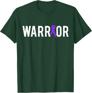 Pancreatic Cancer Warrior Design Gift Cancer Awareness T-Shirt - T-Shirt | Forest