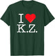 I Love Initials: I Heart (Love) K.Z. - Wear Your Feelings KZ T-Shirt - T-Shirt | Forest