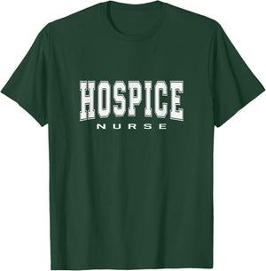 Vintage Hospice Nurse Doctor Graduation Medical Nursing RN T-Shirt - T-Shirt | Forest