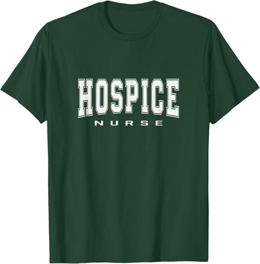 Vintage Hospice Nurse Doctor Graduation Medical Nursing RN T-Shirt - T-Shirt | Forest