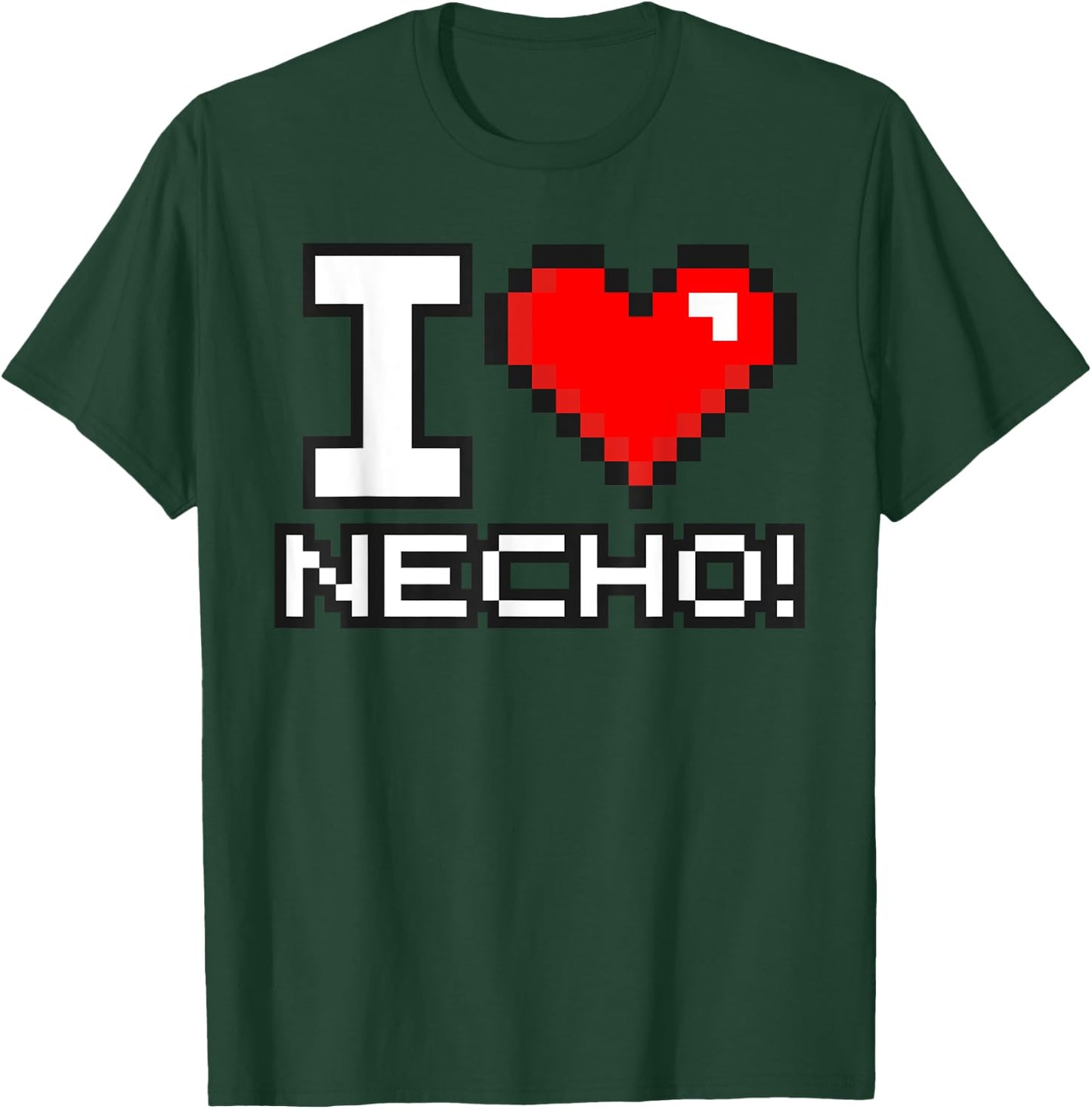I Love Necho System 8 Bit Heart SF Insurance Agent Agency T-Shirt - T-Shirt | Forest