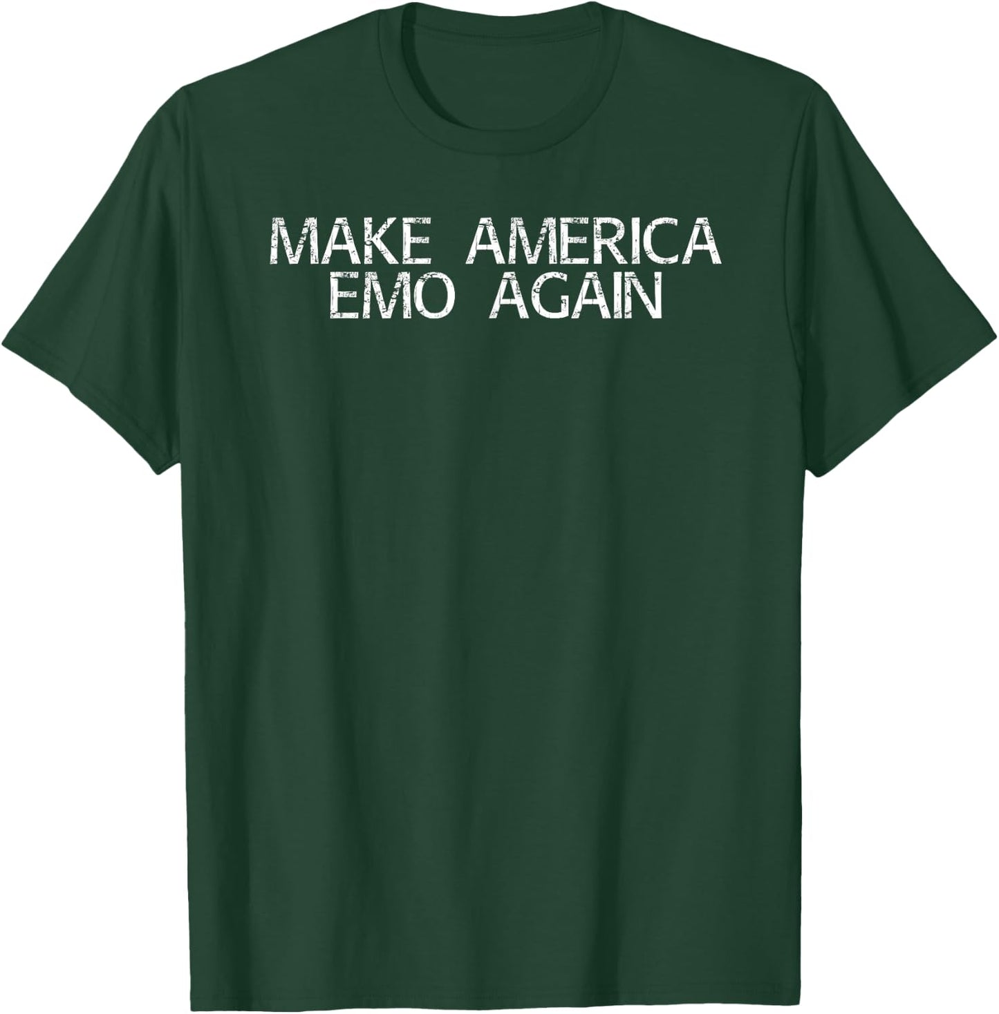 MAKE AMERICA EMO AGAIN Funny Goth US Gift T-Shirt - T-Shirt | Forest