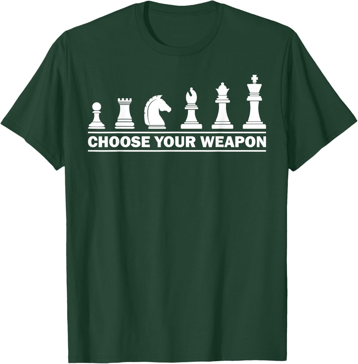 Funny Chess Gift Chess Lover Kids Boys Girls Cool Player Small T-Shirt - T-Shirt | Forest