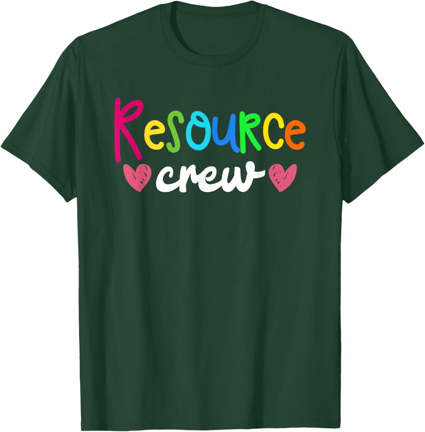 Resource Crew Special Education Teacher Special Ed Gift Women T-Shirt - T-Shirt | Forest