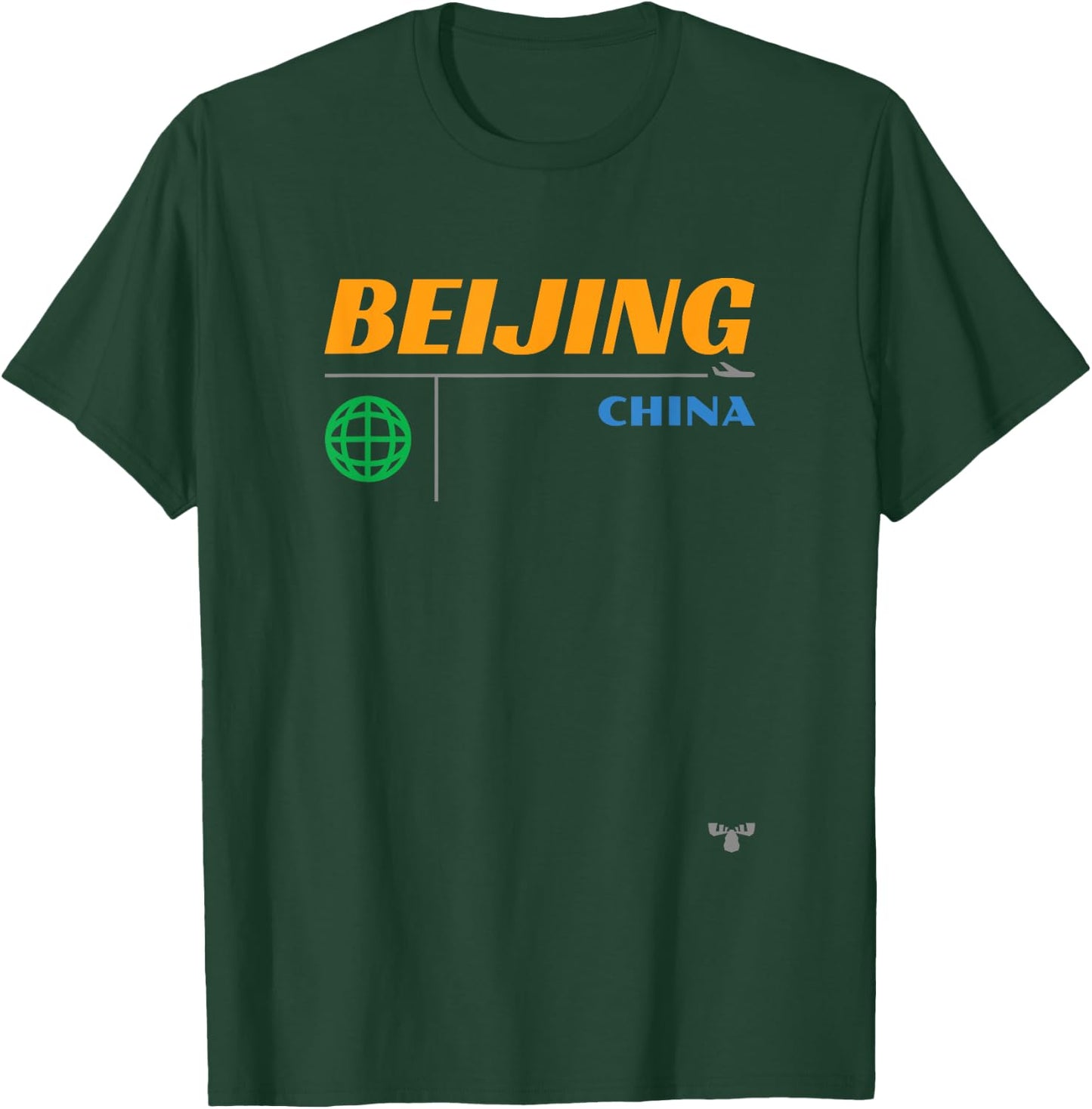 Beijing Mid Century T-Shirt - T-Shirt | Forest